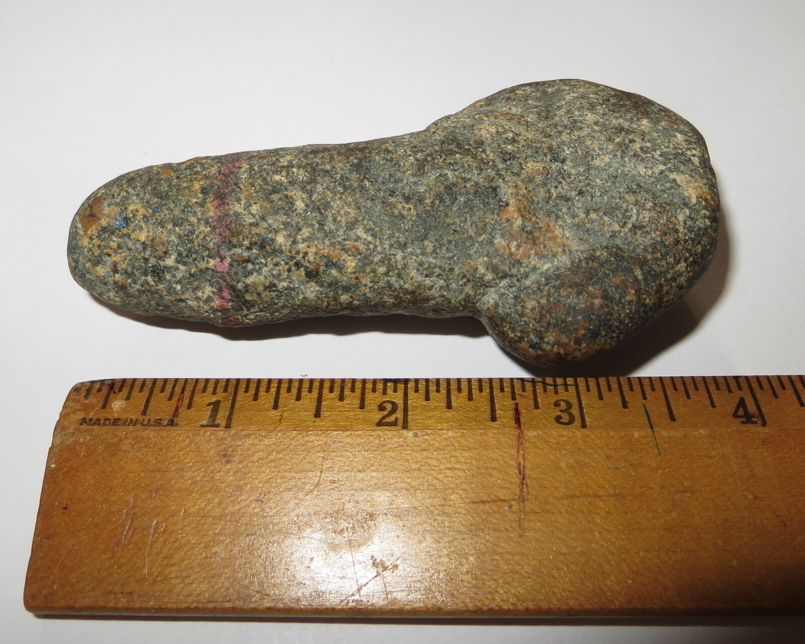 Rare one of a kind ancient male penis with testicles, a rare antique collectible