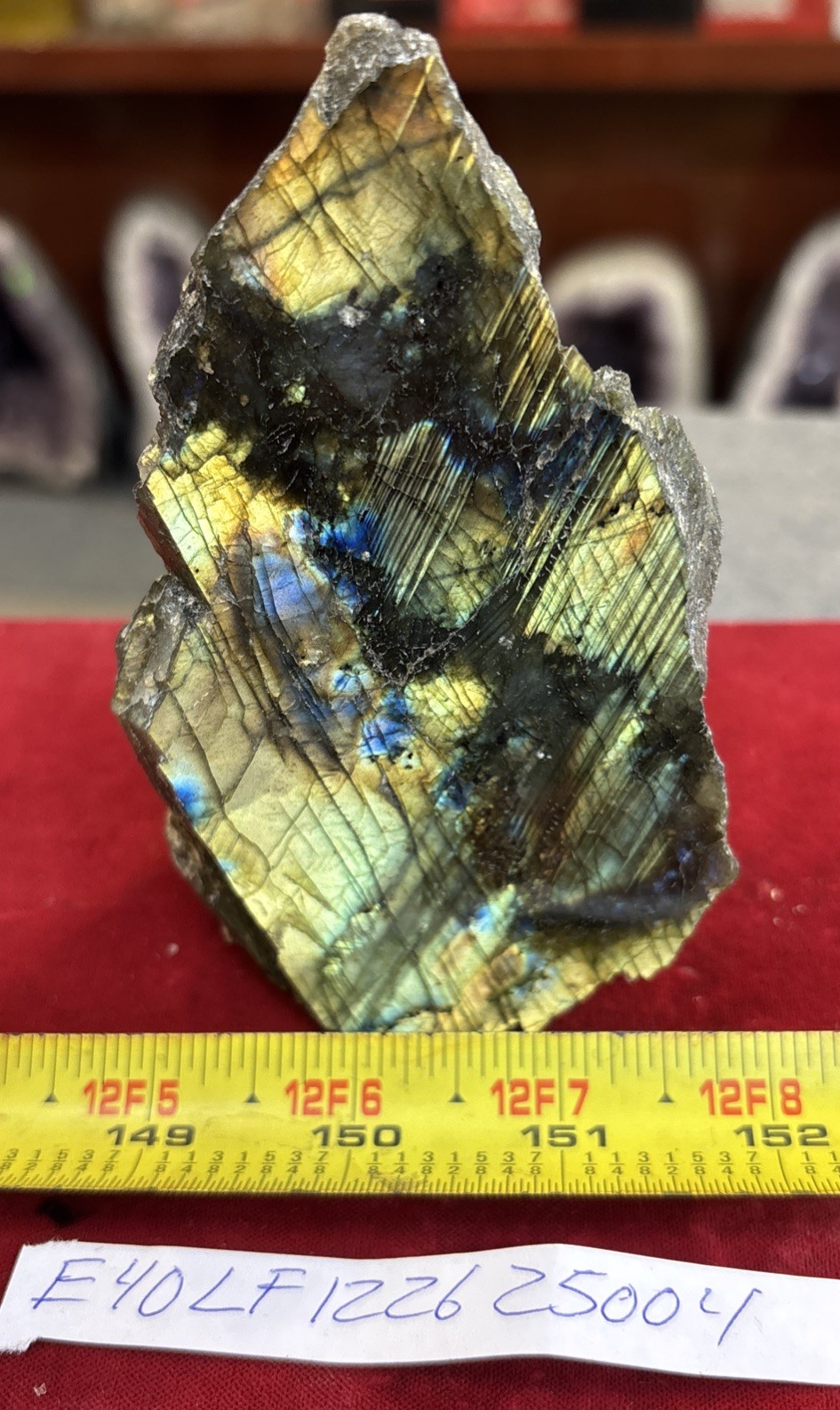 Labradorite Polished Face Madagascar 357 grams