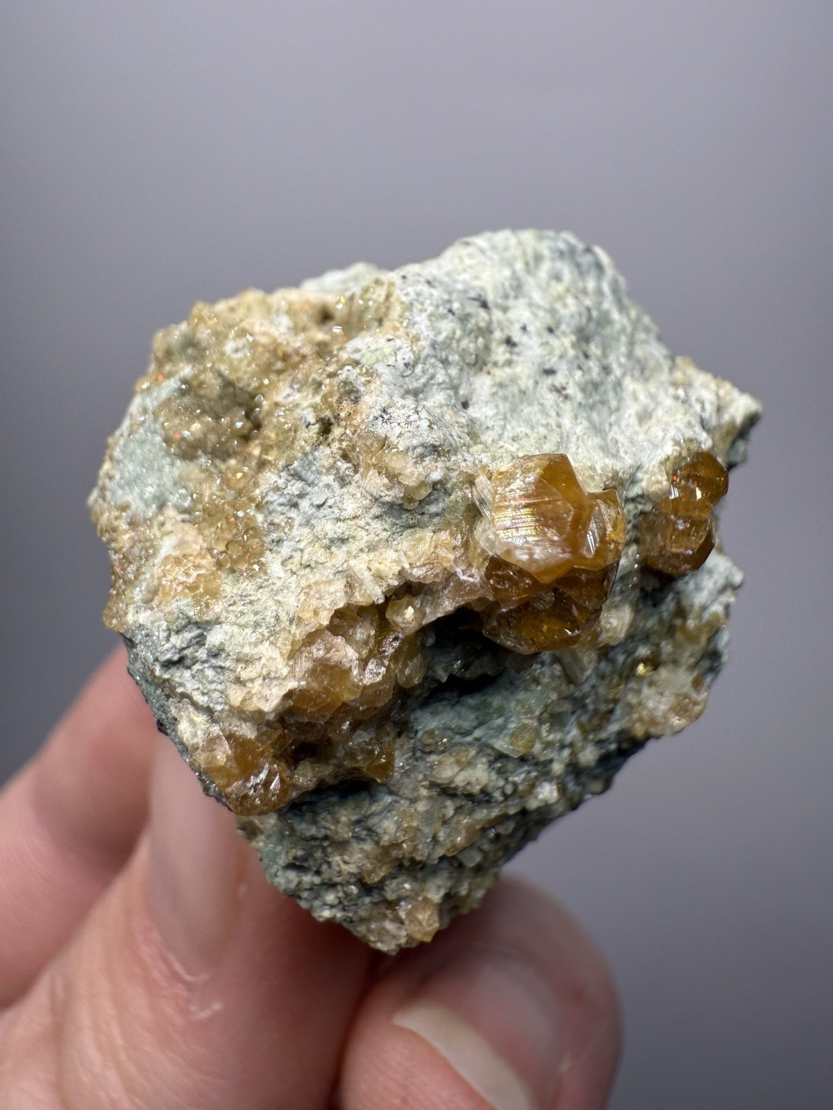 Hessonite Garnet Cluster on Matrix from Pakistan | Natural Collector Specimens