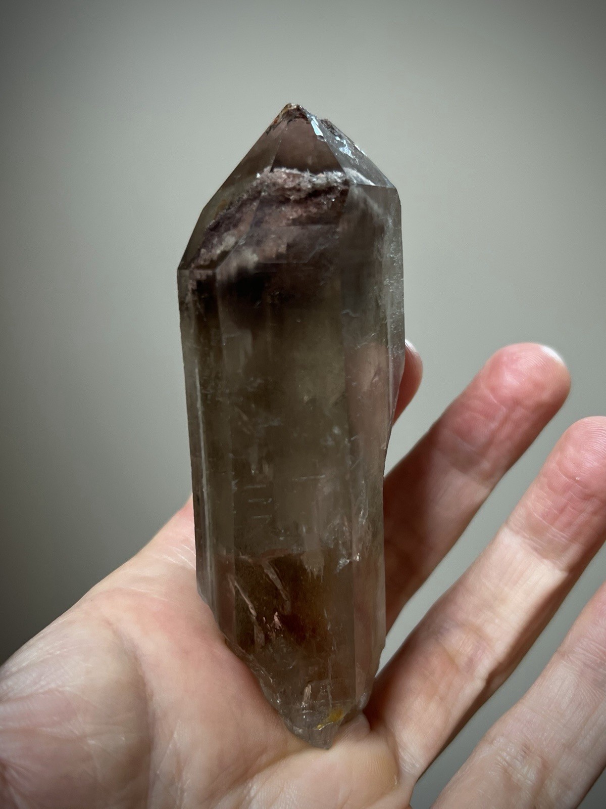 Lodolite Quartz Crystal Garden Quartz Shaman Quartz Natural Smoky Quartz Brazil