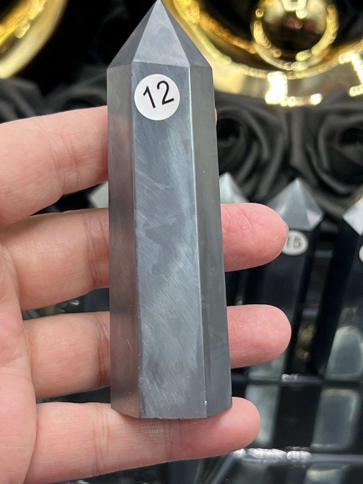 Hematite Brushed Polished Points L@@K Free ship