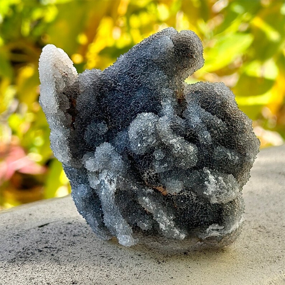 80g+ Natural Black Sphalerite Irregular Healing Crystal Cluster Mineral Specimen