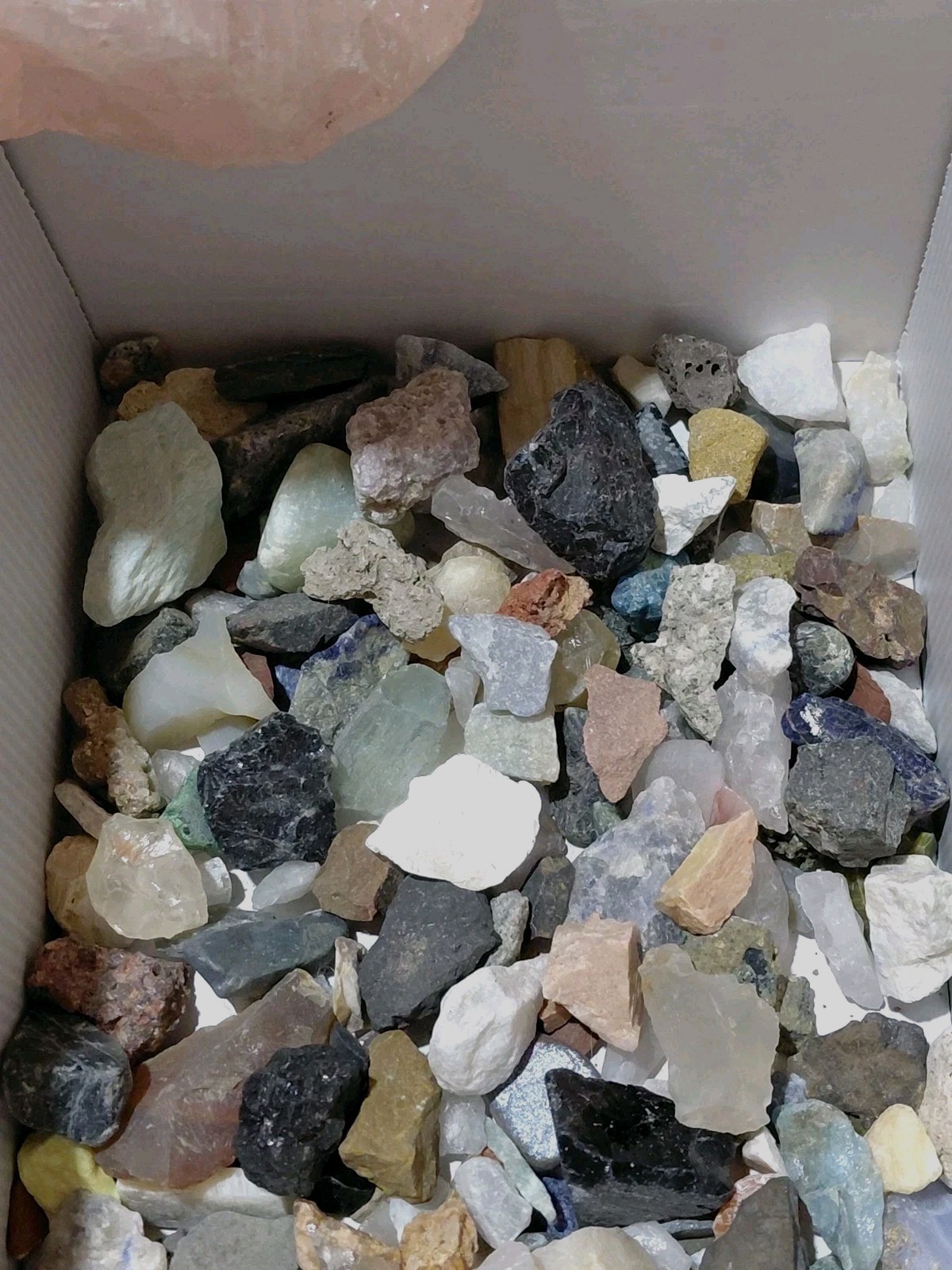 crystals rocks fossils minerals mixed lot Over 2lb