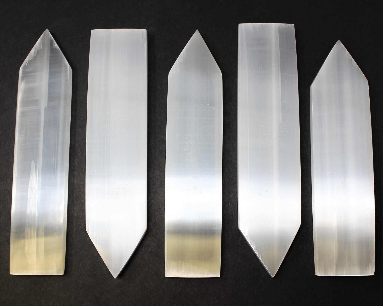 LARGE 8″ Polished Selenite Charging Station With Point, Crystal Selenite Plate