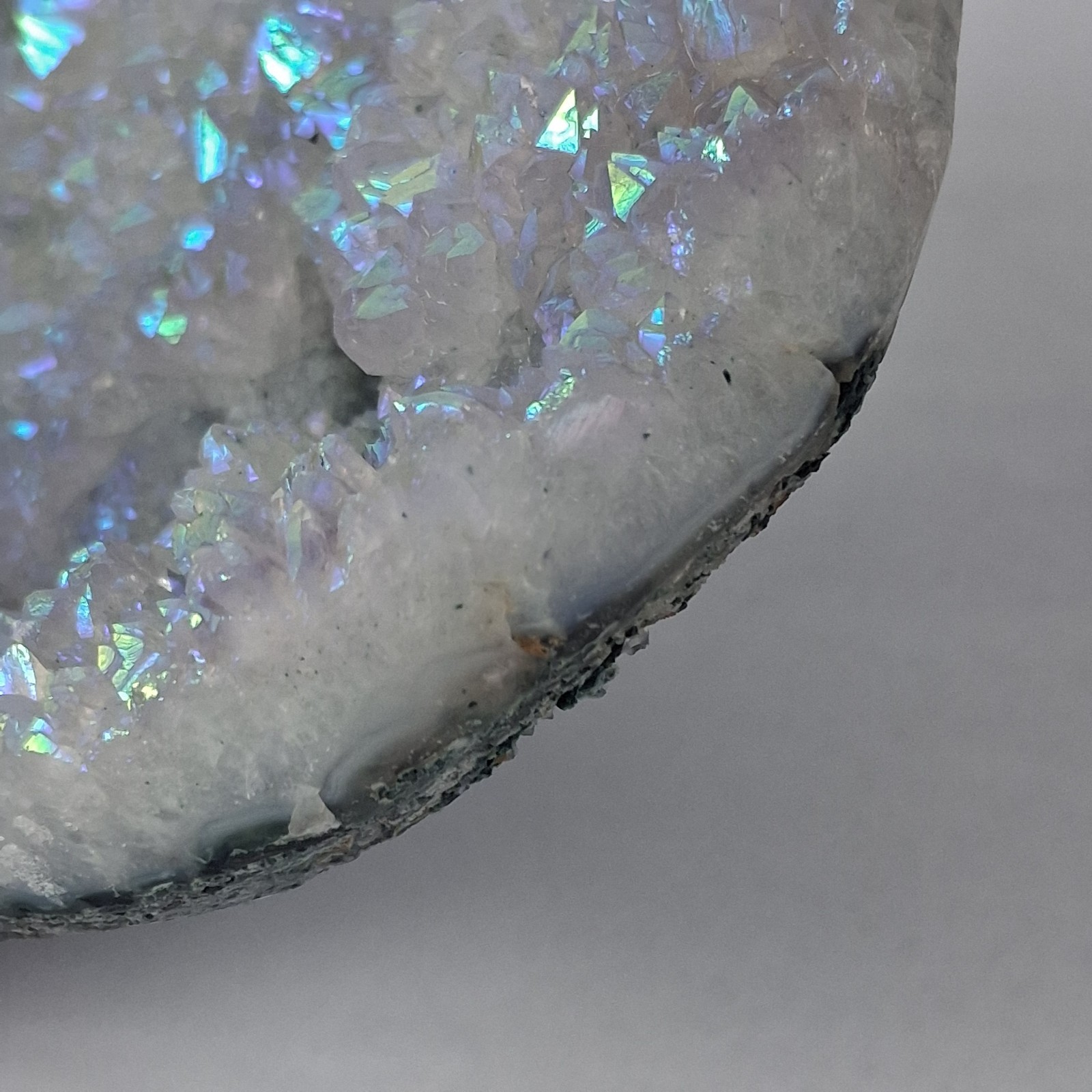 Heart Shaped Angel Aura Quartz Crystal Cluster Natural Rock 7 x 6 in