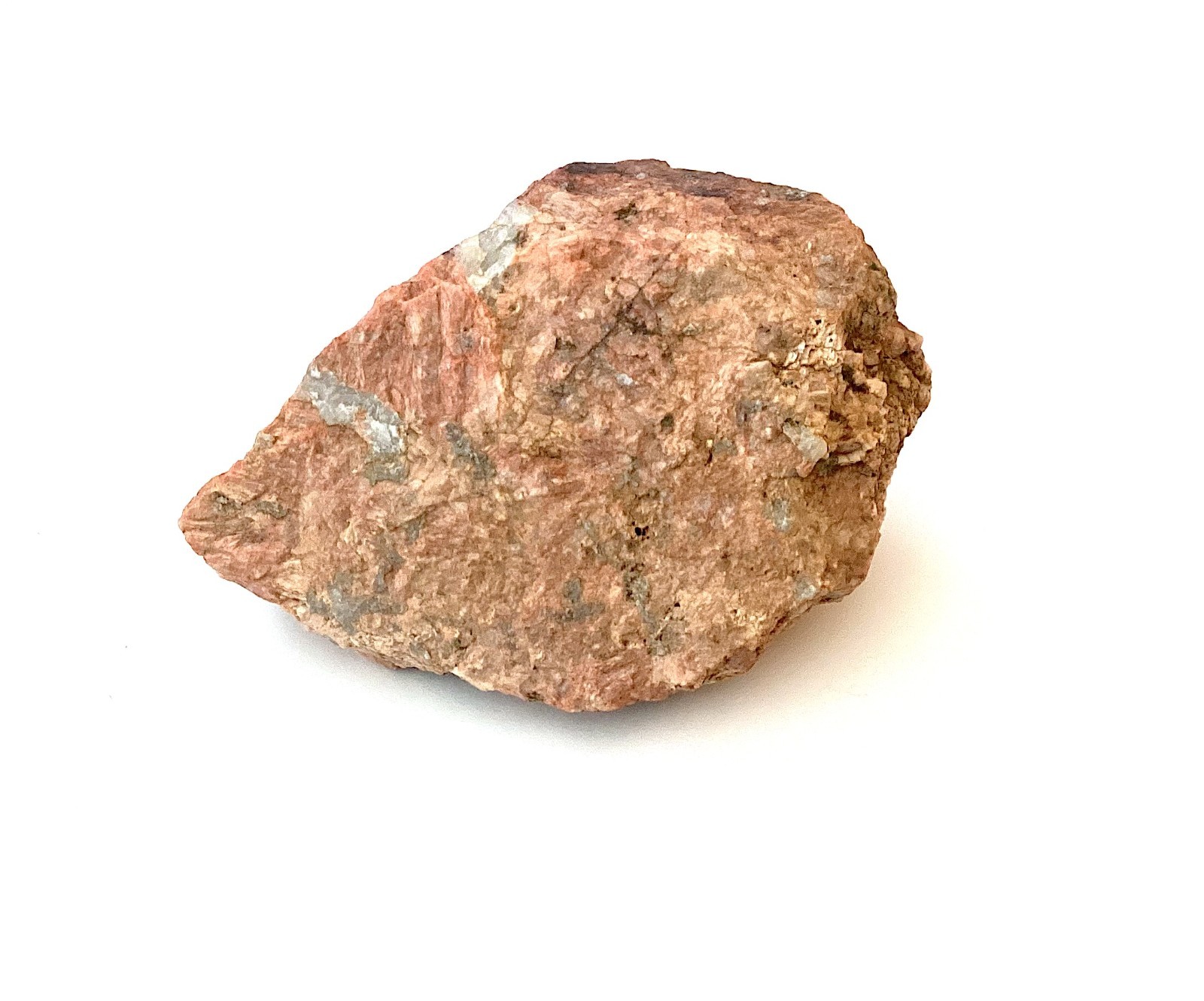 Pegmatite Specimen, Natural Raw Rock from New Mexico, Red Igneous Feldspar Mica