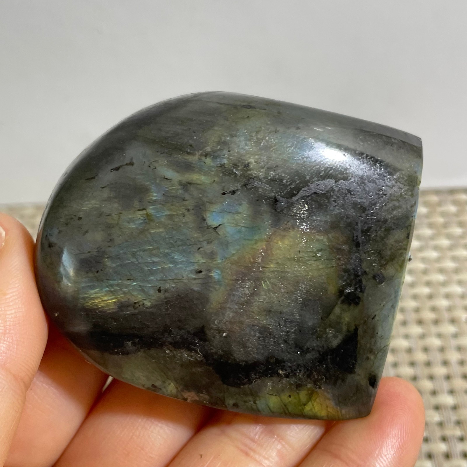 Natural Labradorite Crystal gemstone rough original Specimen 129g
