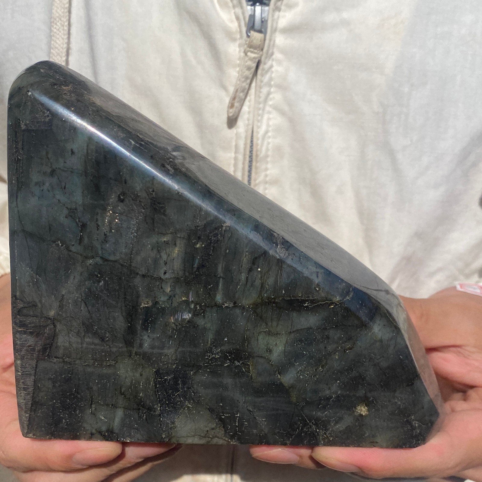 3lb Rare Natural Gorgeous Labradorite Quartz Crystal Stone Specimen Healing